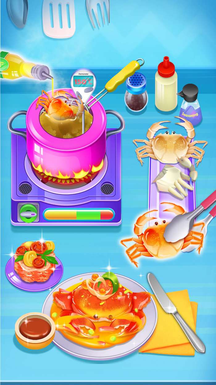 美味螃蟹大餐烹饪制作游戏