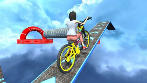 空中自行车驾驶游戏